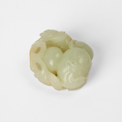 Lot 45 - Three Chinese Celadon Jade Carvings
