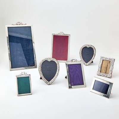 Lot 56 - Group of Eight Sterling Silver Picture Frames