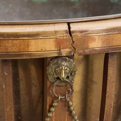 Lot 45 - Pair of George III Style Inlaid Mahogany Plant Stands