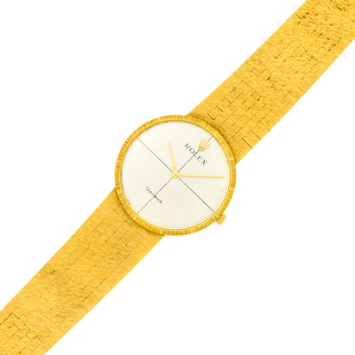Lot 31 - Rolex Gentleman's Gold 'Disco Volante' Wristwatch, Ref. 601