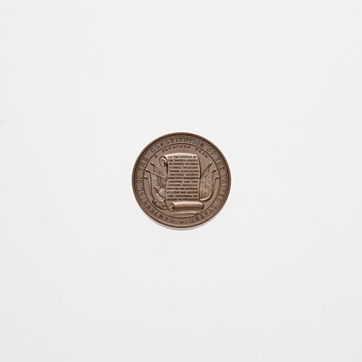 Lot 91 - United States. 1887 Centennial of the Constitution Medal. Bronze. 51mm. Mint State Details, Environmental Damage.