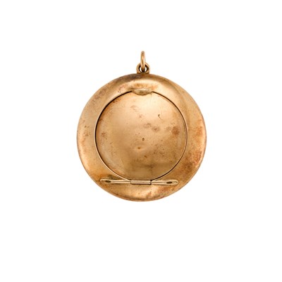Lot 1085 - Antique Low Karat Gold Compact