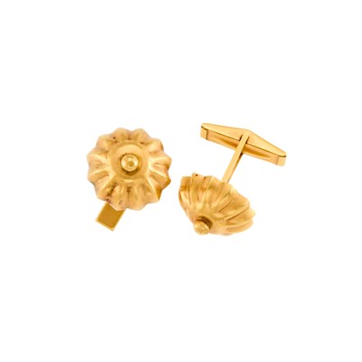 Lot 1216 - Pair of Gold Cufflinks