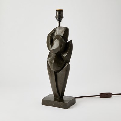 Lot 408 - Porta Romana Cast Jesmonite "Danseur" Table Lamp