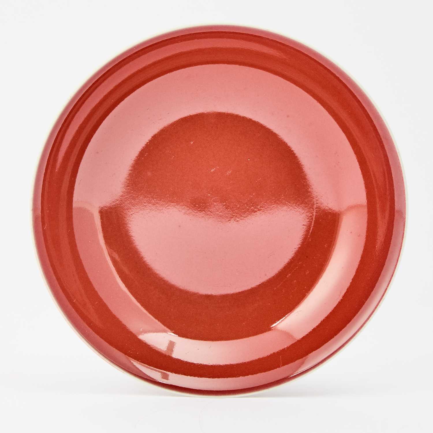 Lot 81 - A Chinese Copper-Red-Glazed Porcelain Dish