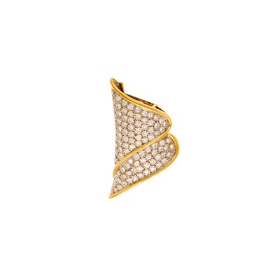 Lot 1152 - Two-Color Gold and Diamond Enhancer