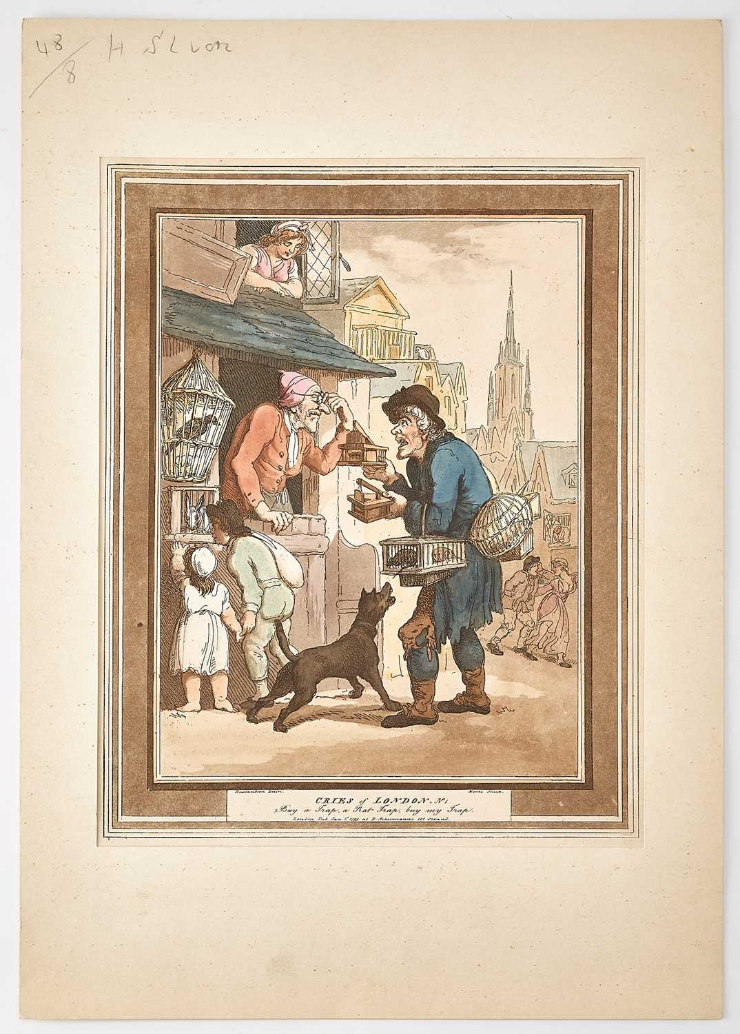 Lot 112 - The Cries of London by Thomas Rowlandson