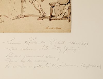 Lot 214 - Thomas Rowlandson pen and ink drawing