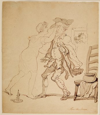 Lot 214 - Thomas Rowlandson pen and ink drawing