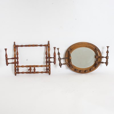 Lot 348 - Turned Wood Yarn Holder