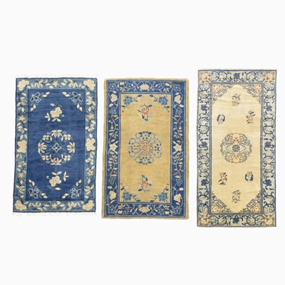 Lot 246 - Three Peking Chinese Rugs