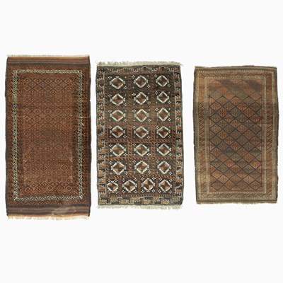 Lot 238 - Three Baluch Rugs