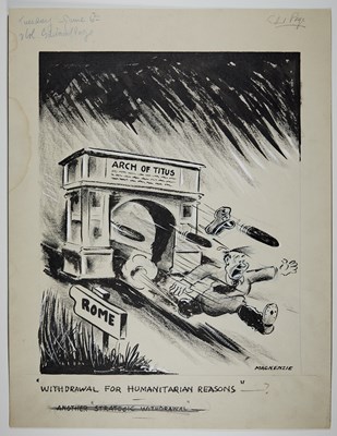 Lot 186 - World War II era political cartoons by A.W. Mackenzie
