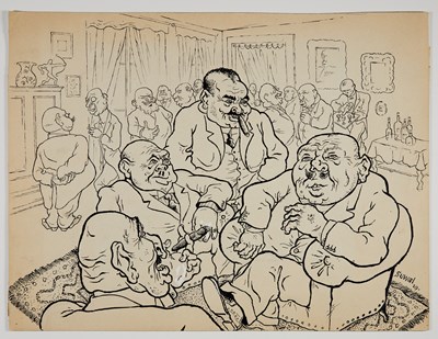 Lot 187 - A large and quality group of 20th-century political cartoons