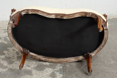 Lot 33 - Louis XV Style Walnut Upholstered Settee