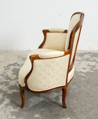 Lot 33 - Louis XV Style Walnut Upholstered Settee