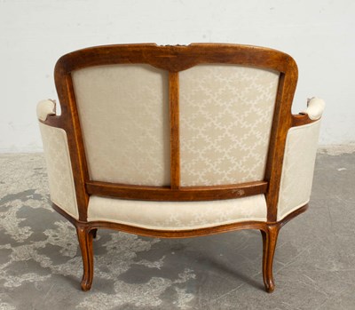 Lot 33 - Louis XV Style Walnut Upholstered Settee