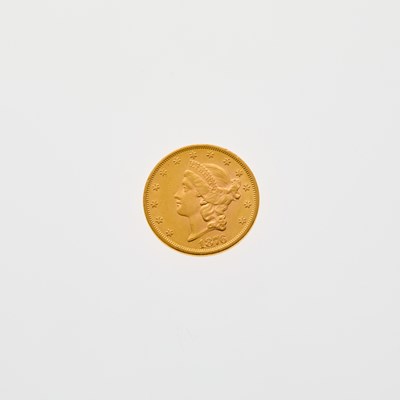 Lot 21 - United States. 1876 Double Eagle. About Uncirculated.