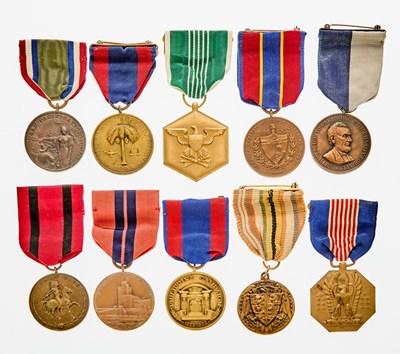Lot 137 - United States. Group of Military Service Medals and Reproductions. Grades Vary.