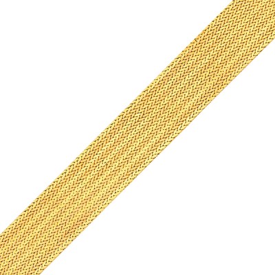 Lot 42 - Braided Gold Mesh Bracelet