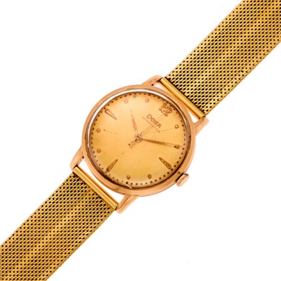 Lot 1192 - Gentleman's Doxa Two-Color Gold 'Antimagnetique' Wristwatch
