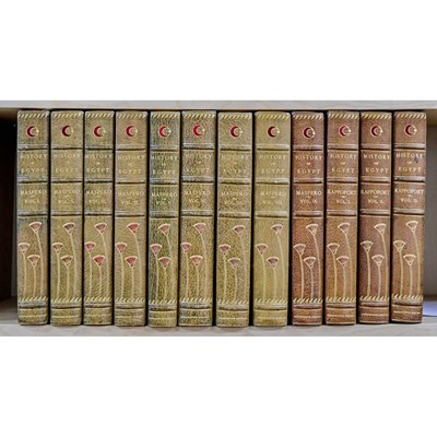 Lot 284 - Maspero's History of Egypt in green morocco
