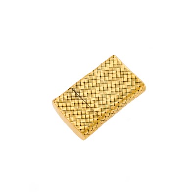 Lot 1206 - Gold and Brass Cigarette Lighter