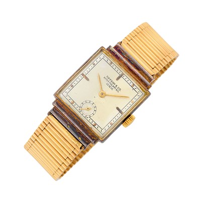 Lot 24 - Patek Philippe Gentleman's Gold Wristwatch, Retailed by Tiffany & Co.