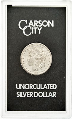 Lot 49 - United States. 1884-CC Morgan Dollar, GSA Hard Pack. Mint State.