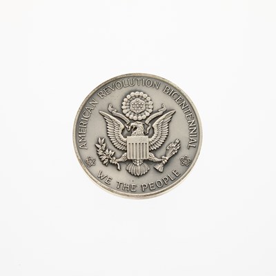 Lot 142 - United States. Bicentennial Medal. Silver. 76mm. Mint State.