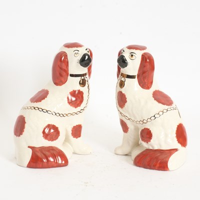 Lot 126 - Pair of Staffordshire Spaniels
