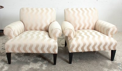 Lot 35 - Pair of Upholstered Club Chairs