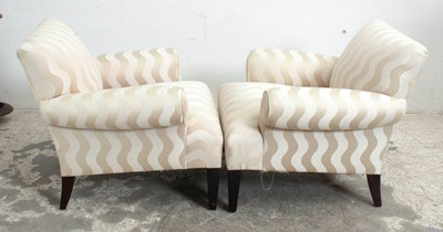 Lot 35 - Pair of Upholstered Club Chairs