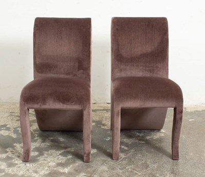 Lot 31 - Pair of Dialogica Upholstered Side Chairs
