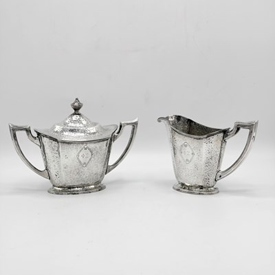 Lot 1154 - International Silver Co. Sterling Silver Cream and Sugar Set