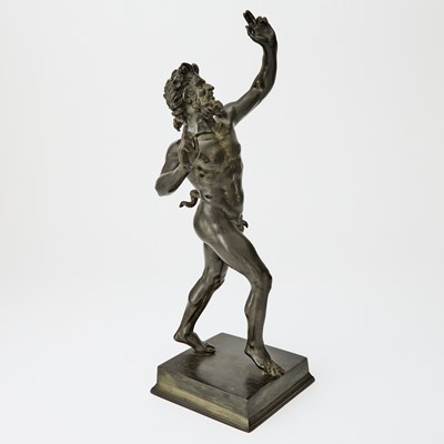 Lot 172 - Italian Patinated Bronze Figure of the Dancing Faun