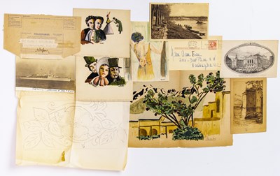 Lot 166 - An illustrated manuscript about Montmorency and the Romantic authors who lived there