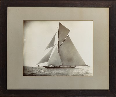 Lot 261 - Yachting photograph at Cannes in 1895
