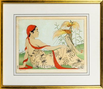 Lot 192 - A Woodblock Print by Paul Jacoulet