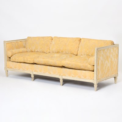 Lot 179 - Baker Louis XVI Style Painted Sofa