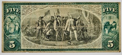 Lot 148 - United States, Watertown, NY. Series 1875 National Bank and Loan Company of Watertown $5 National Bank Note. Very Fine.