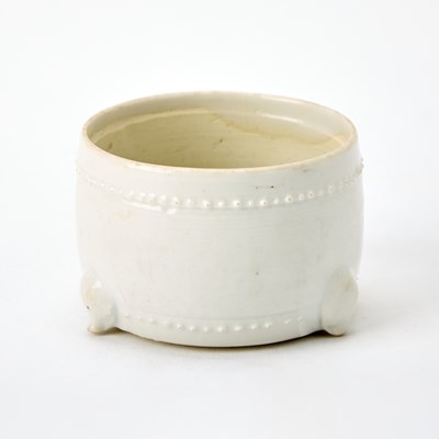 Lot 164 - A Chinese Ding-Type Barrel-Form Ceramic Censer