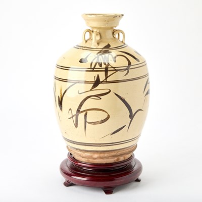 Lot 409 - A Chinese Painted Cizhou Pottery Jar