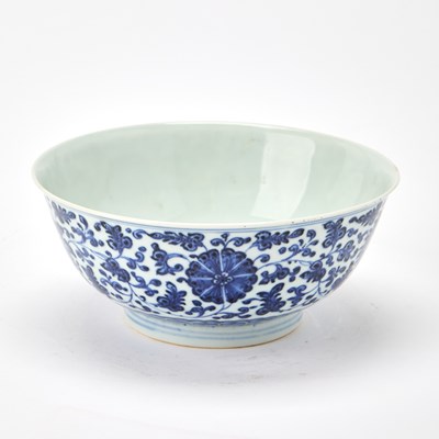 Lot 197 - A Chinese Blue and White Porcelain Bowl