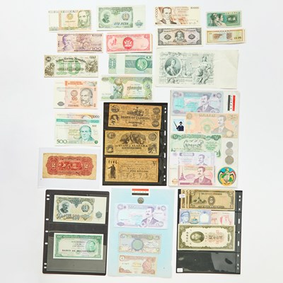 Lot 214 - Multiple Countries. Group of 19th and 20th Century Paper Money, Ephemera. Grades Vary.