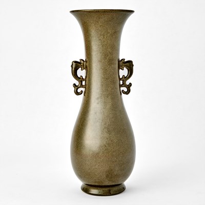 Lot 225 - A Chinese Teadust Glazed Porcelain Vase
