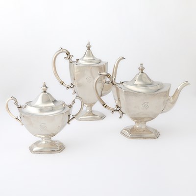 Lot 1163 - American Sterling Silver Part Tea and Coffee Service
