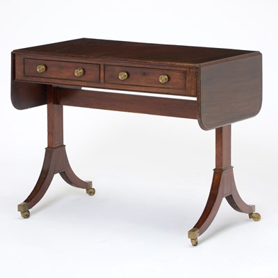 Lot 173 - Regency Ebony Inlaid Mahogany Sofa Table