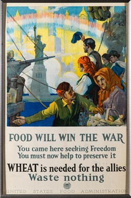 Lot 16 - WWI Food Will Win the War poster