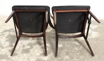 Lot 47 - Set of Eight Mid Century Modern Dining Chairs